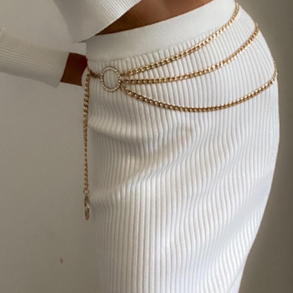 Midi-Sweater Skirt